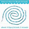 Olycraft Natural Rutilated Quartz Beads Strands G-OC0003-47-4