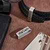304 Stainless Steel Waist Belt Keeper Rings STAS-WH0044-31-5