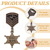 4Pcs Enamel Pins JEWB-FG0001-23-4