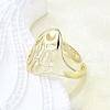 Brass Cuff Rings for Women RJEW-G347-14G-1