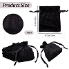 Beebeecraft 10Pcs Velvet Storage Bags TP-BBC0001-12C-02-2