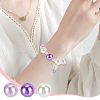   60Pcs 3 Colors Custom Resin Imitation Pearl Beads RESI-PH0001-93-6