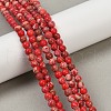 Dyed Natural Regalite/Imperial Jasper/Sea Sediment Jasper Beads Strands G-B124-C04-6