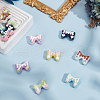 ANATTASOUL 14Pcs 7 Colors Plating Acrylic Beads OACR-AN0001-01-7