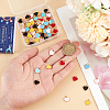 SUNNYCLUE 100Pcs 5 Colors Alloy Enamel Charms ENAM-SC0005-32-3