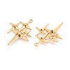 304 Stainless Steel Pendants STAS-T065-05G-2