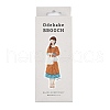 MIYUKI Seed Beads Invited Girls Brooch Making Kits DIY-H165-01B-2