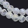 Electroplate Glass Beads Strands EGLA-P032B-8mm-AB02-3