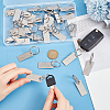 201 Stainless Steel Keychain KEYC-UN00009-3