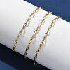 304 Stainless Steel Paperpclip Chains Bracelets for Women BJEW-U043-01G-2