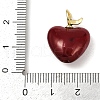 Brass Enamel Pendants KK-R224-12A-G-3