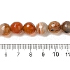 Natural Agate(Dyed & Heated) Beads Strands G-H066-B08-03-5