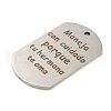 Non-Tarnish 201 Stainless Steel Pendants STAS-L079-13P-2