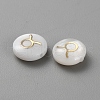5Pcs Natural Freshwater Shell Beads BSHE-TAC0004-01D-2