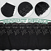 MAYJOYDIY US 5 Yards Cotton Embroidery Flower Lace Ribbons OCOR-MA0001-29B-5