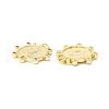 Rack Plating Brass Micro Pave Cubic Zirconia Pendants KK-E278-09G-2