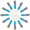 Gorgecraft 12Pcs Rectangle Zinc Alloy Replacement Zipper Sliders FIND-GF0001-51-1