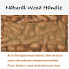 Brass Wax Seal Stamp with Handle AJEW-WH0184-0915-7