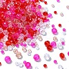 500Pcs Valentine's Day Glass Beads GLAA-YWC0004-04-1