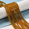 Imitate Austrian Crystal Frosted Glass Beads Strands EGLA-A039-T2mm-MD28-2