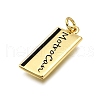 Rack Plating Brass Pendants KK-K401-70G-3