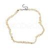 Natural Citrine Chip Beaded Necklaces for Women NJEW-JN05005-4