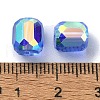 AB Color Plated Glass Beads GLAA-F108-12B-08-3
