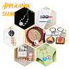 Glass Cabochons GLAA-WH0025-23B-3