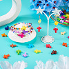  225Pcs 15 Colors Opaque Acrylic Beads SACR-TA0001-12-6