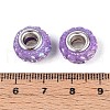 Opaque Resin European Beads RESI-T057-29F-3
