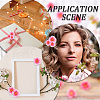 Beebeecraft 150Pcs Cloth Artificial Peach Blossom AJEW-BBC0002-33-5