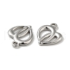 Non-Tarnish 304 Stainless Steel Charms STAS-G322-01P-2