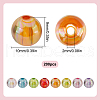 SOFPLATE 200Pcs Transparent Acrylic Beads MACR-SP0001-18-2