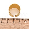 304 Stainless Steel Cuff Rings for Women RJEW-F175-02G-03-3