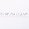 Tarnish Resistant Handmade 304 Stainless Steel Rolo Chains CHS-H007-58P-1