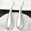 304 Stainless Steel Teardrop Stud Earrings for Women EJEW-M089-07P-1
