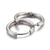 Tarnish Resistant 202 Stainless Steel Huggie Hoop Earrings EJEW-L205-02G-P-2