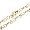 Brass Paperclip Chains MAK-S072-14B-MG-1