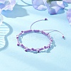 Adjustable Nylon Cord Braided Bead Bracelets BJEW-MZ00163-04-1