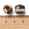 Two Tone Resin European Beads RESI-U008-06E-2