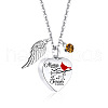 Heart with Wing Urn Ashes Pendant Necklace PW-WG4984E-11-1