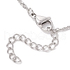 3Pcs 3 Styles 304 Stainless Steel Cuboid Link Chain Macrame Pouch Empty Stone Holder Necklace Making NJEW-JN05197-6