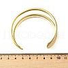 304 Stainless Steel Cuff Bangles for Women BJEW-M103-01C-G-2