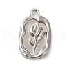 304 Stainless Steel Pendants STAS-D049-03E-1