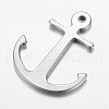 Tarnish Resistant 304 Stainless Steel Pendants STAS-E136-10-3