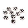 925 Sterling Silver Bead Caps STER-D036-20AS-03-3