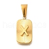 304 Stainless Steel Pendants STAS-S161-01X-G-1