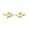 Brass Connector Charms X-KK-H442-33G-1