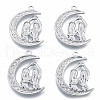 Non-Tarnish 201 Stainless Steel Pendants STAS-N098-195P-2