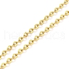 304 Stainless Steel Add a Bead Adjustable Texture Cable Chains Bracelets for Women BJEW-M307-01D-G-2